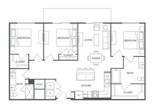 C1 HC 7-7307 floor plan
